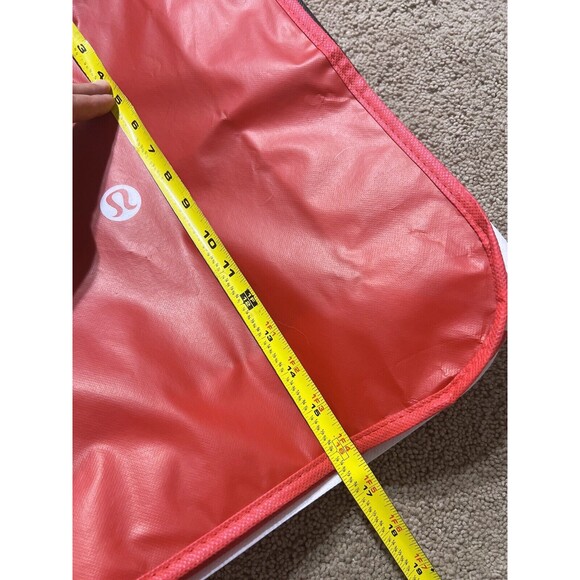 Lot of 13 Lululemon L Reusable Shopping Tote Bags Red White Black New - Picture 4 of 4